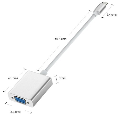 Adaptador USB C a VGA Macbook Retina Touch Bar - Imagen 3