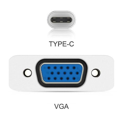 Adaptador USB C a VGA Macbook Retina Touch Bar - Imagen 2