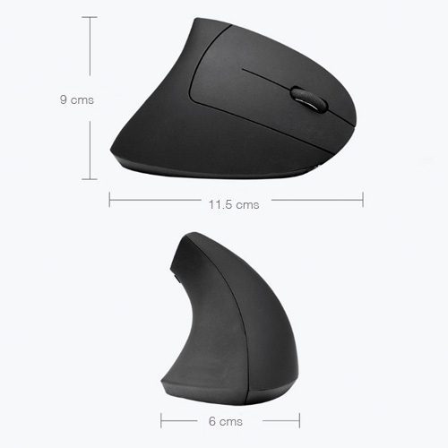 Mouse Vertical Inalámbrico receptor USB - Imagen 8