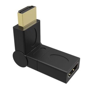 Copla HDMI macho Hembra ángulo 90º Diseño L