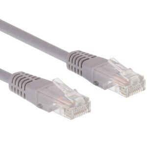 Cable de red 25 metros cat 5e Rj45 Lan Gris